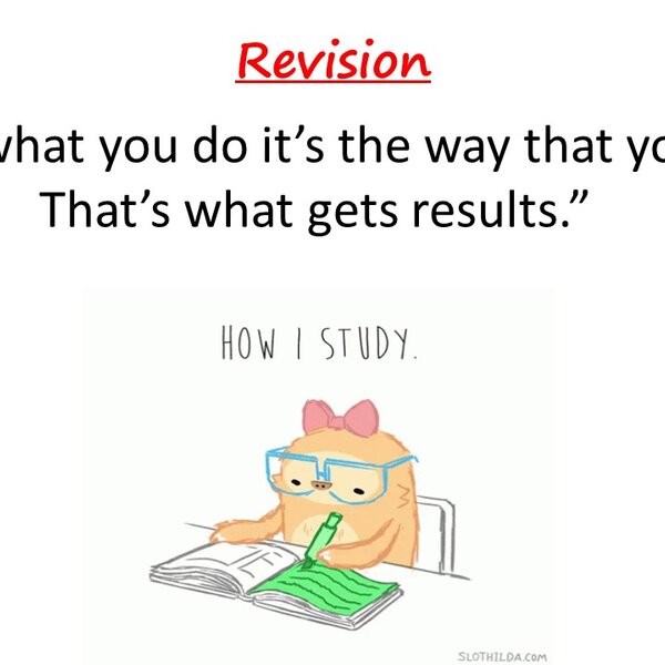 Image of Year 11 Revision Presentation