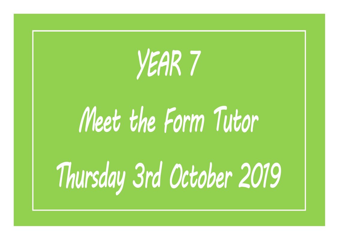 Image of Meet the Form Tutor